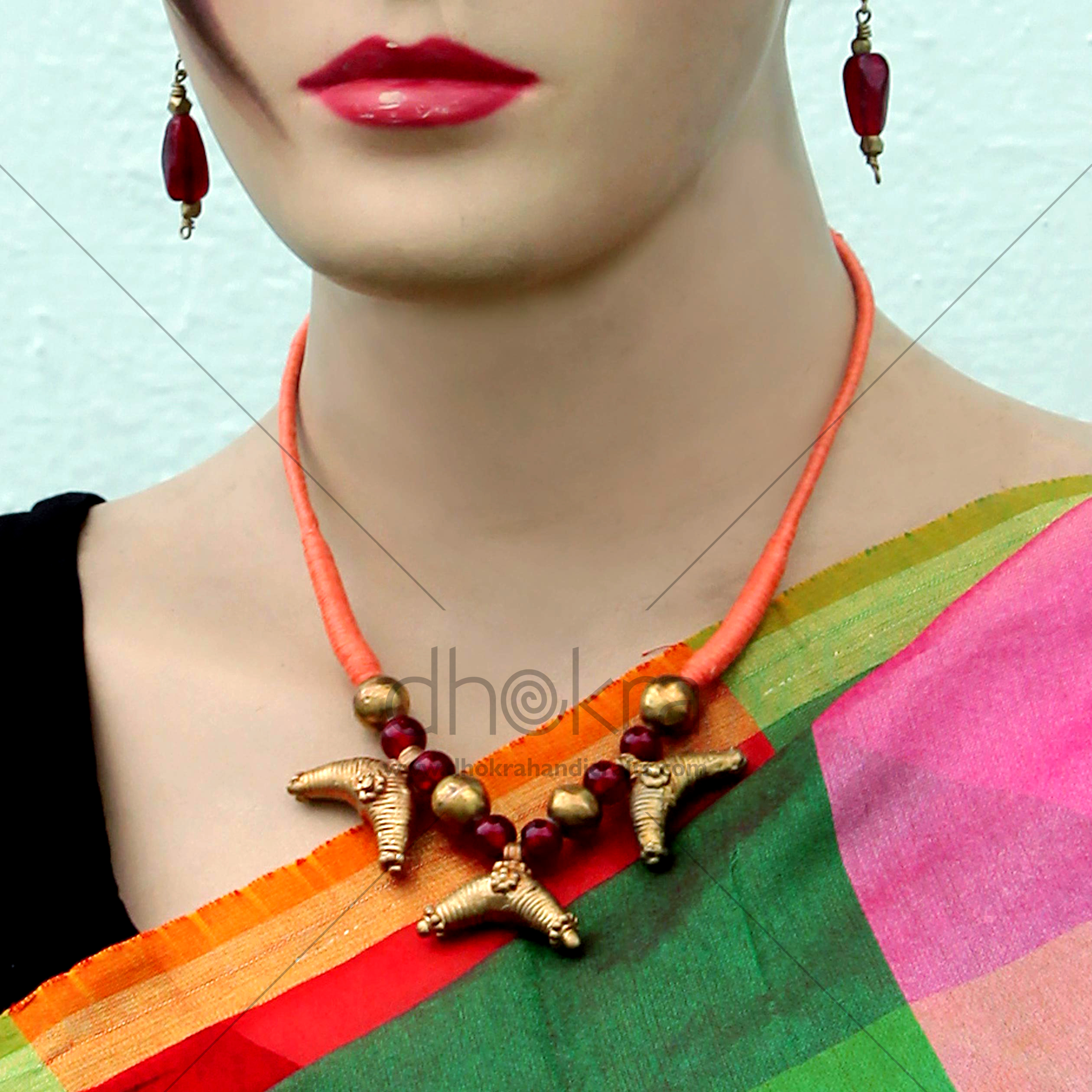 Dhokra Ankita Avanti Set | Dhokra Tribal Jewelry | Dhokra